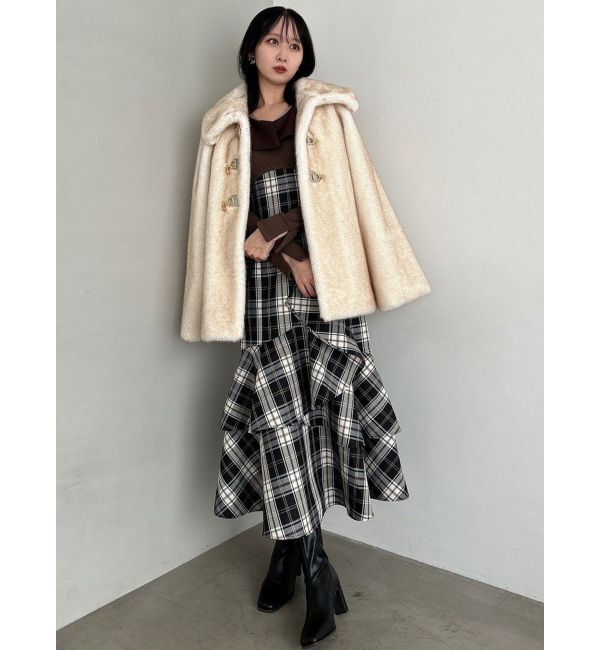 dazzlin「ビットフェイクファーミドルコート」|その他|