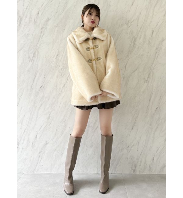 dazzlin「ビットフェイクファーミドルコート」|その他|