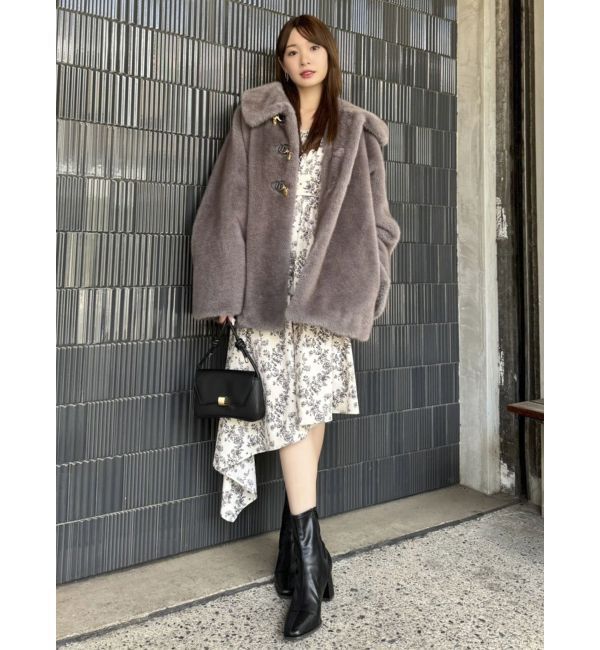 dazzlin「ビットフェイクファーミドルコート」|その他|