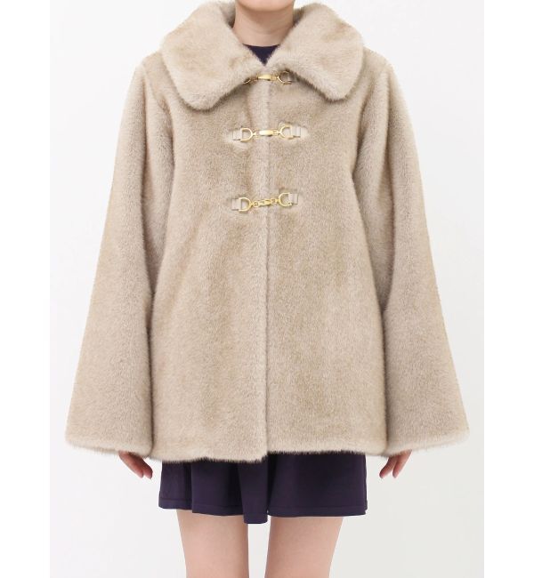 dazzlin「ビットフェイクファーミドルコート」|その他|