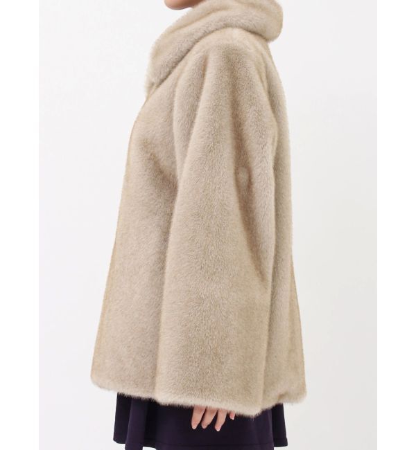 dazzlin「ビットフェイクファーミドルコート」|その他|