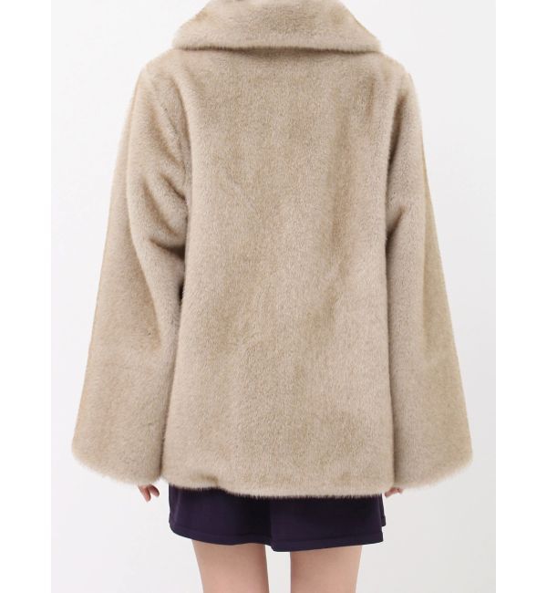 dazzlin「ビットフェイクファーミドルコート」|その他|