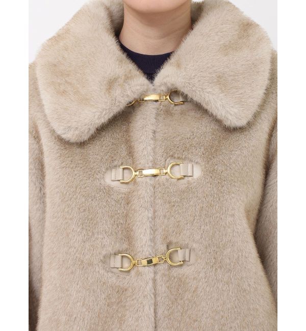 dazzlin「ビットフェイクファーミドルコート」|その他|