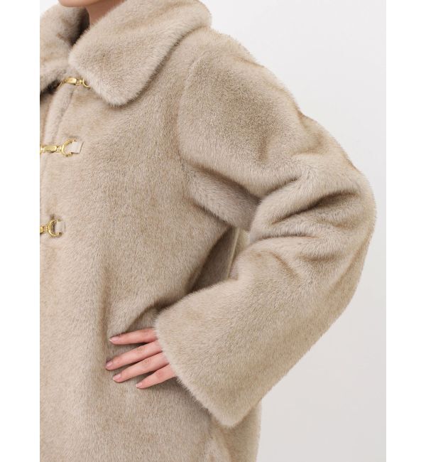 dazzlin「ビットフェイクファーミドルコート」|その他|