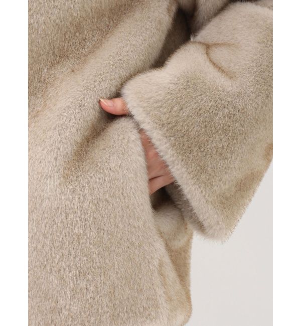 dazzlin「ビットフェイクファーミドルコート」|その他|