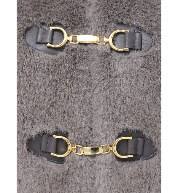 dazzlin「ビットフェイクファーミドルコート」|その他|