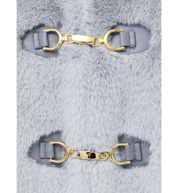 dazzlin「ビットフェイクファーミドルコート」|その他|