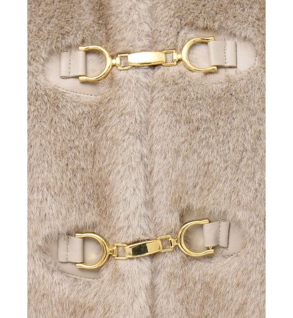 dazzlin「ビットフェイクファーミドルコート」|その他|