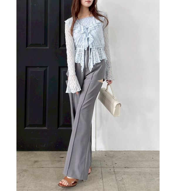 dazzlin「ラッフルヘムレースアンサンブル」|Tシャツ・カットソー|