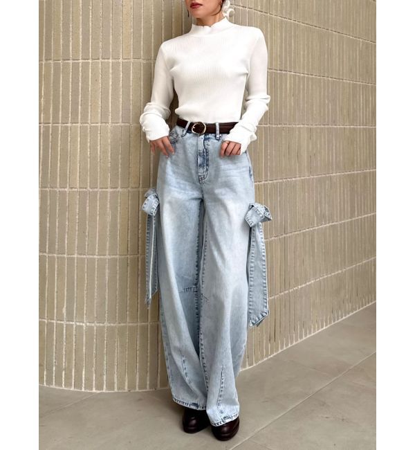 dazzlin「バックオープンリブニットトップス」|ニット・セーター|