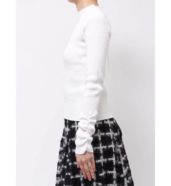 dazzlin「バックオープンリブニットトップス」|ニット・セーター|