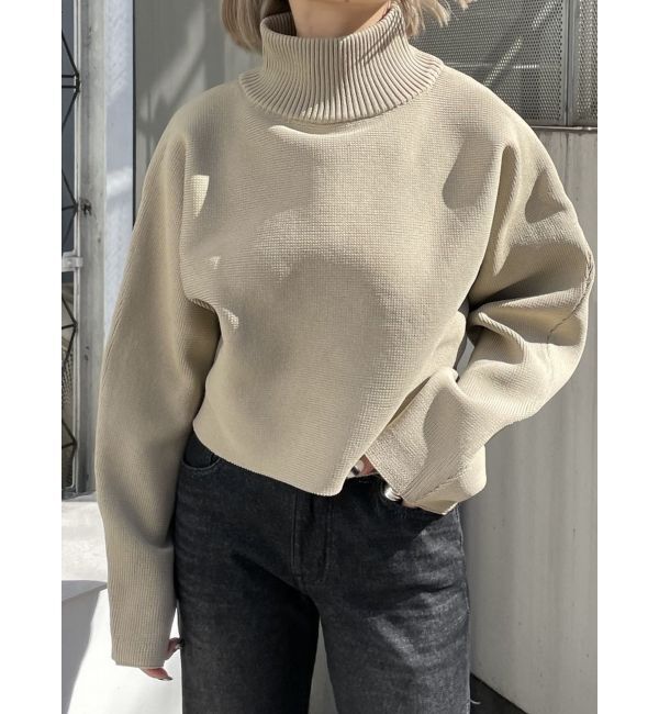 EMODA「ワイドネックショートニット」|ニット・セーター|