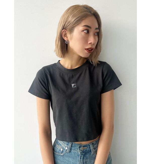 EMODA「ロゴミニマルTシャツ」|Tシャツ・カットソー|