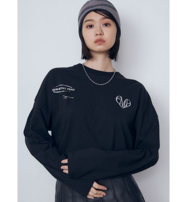 EMODA「マークユニットロングTシャツ」|Tシャツ・カットソー|