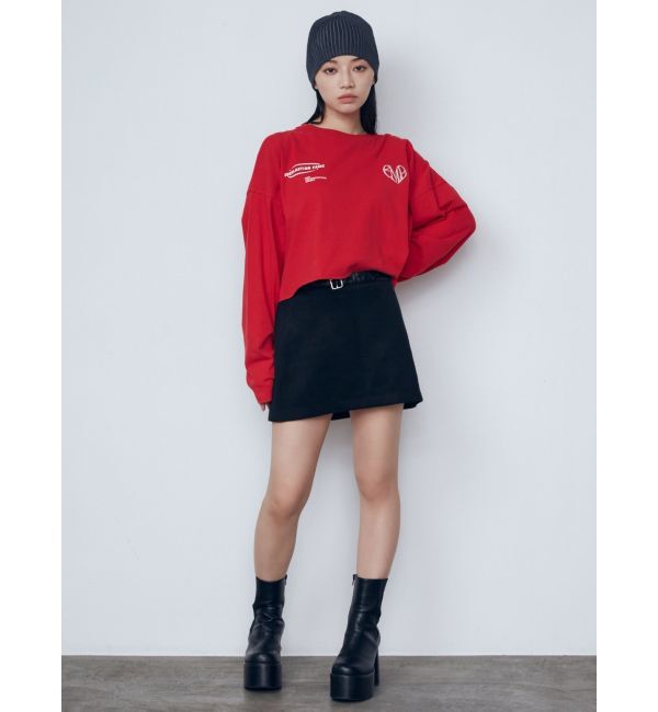 EMODA「マークユニットロングTシャツ」|Tシャツ・カットソー|