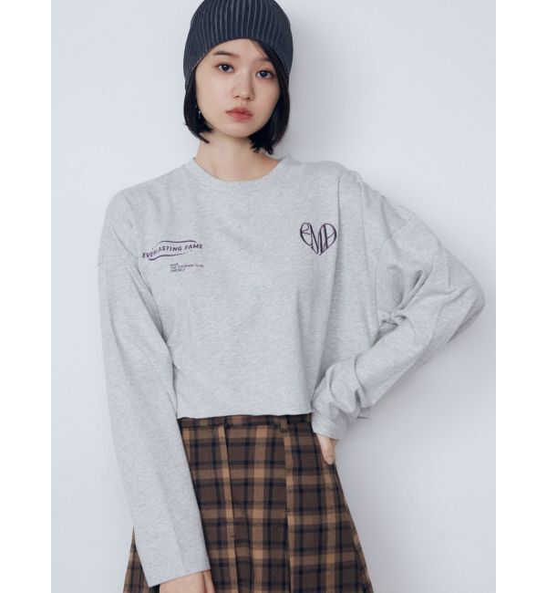 EMODA「マークユニットロングTシャツ」|Tシャツ・カットソー|