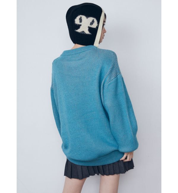 EMODA「プレーティングオーバールーズニット」|ニット・セーター|