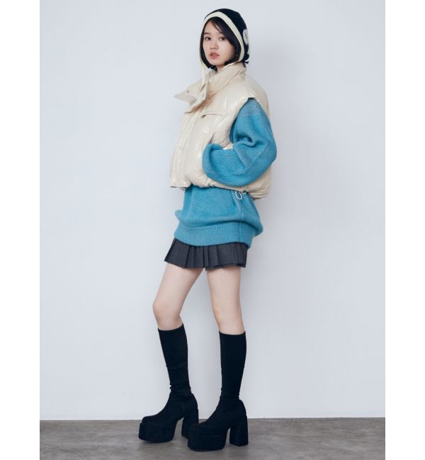 EMODA「プレーティングオーバールーズニット」|ニット・セーター|