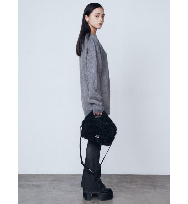 EMODA「プレーティングオーバールーズニット」|ニット・セーター|