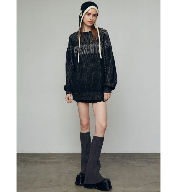 EMODA「プレーティングオーバールーズニット」|ニット・セーター|