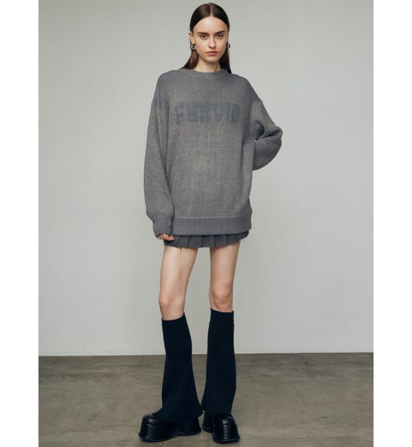 EMODA「プレーティングオーバールーズニット」|ニット・セーター|