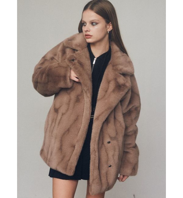 EMODA「ミディフェイクファーコート」|その他|