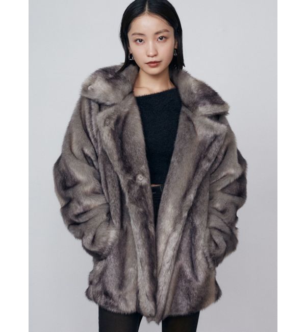 EMODA「ミディフェイクファーコート」|その他|