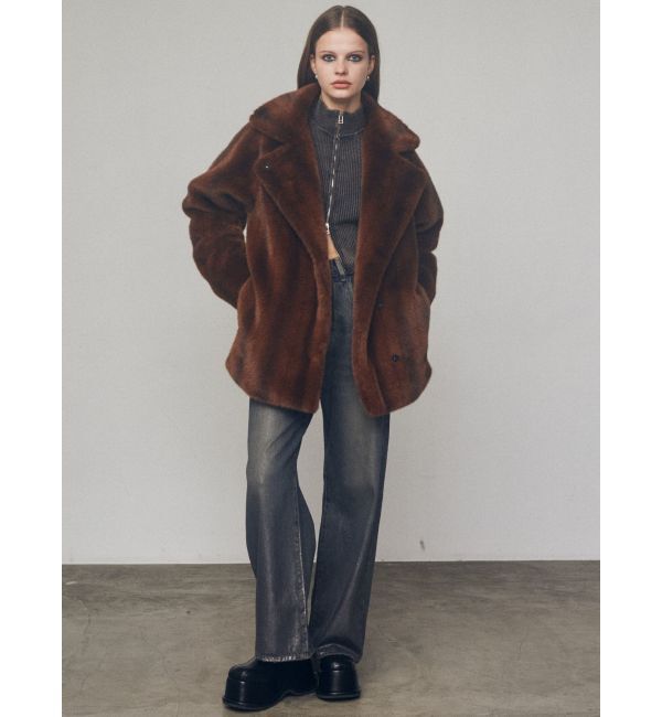 EMODA「ミディフェイクファーコート」|その他|