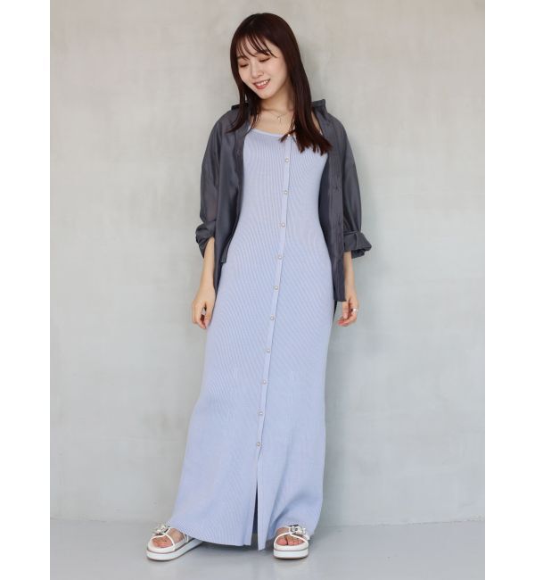 MERCURYDUO「バックスリットシアーシャツ」|シャツ・ブラウス|