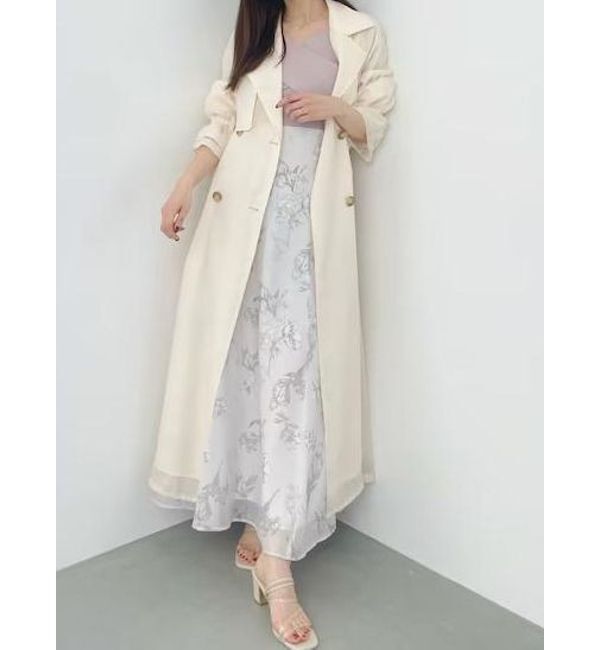 MERCURYDUO「シアートレンチ」|トレンチコート|