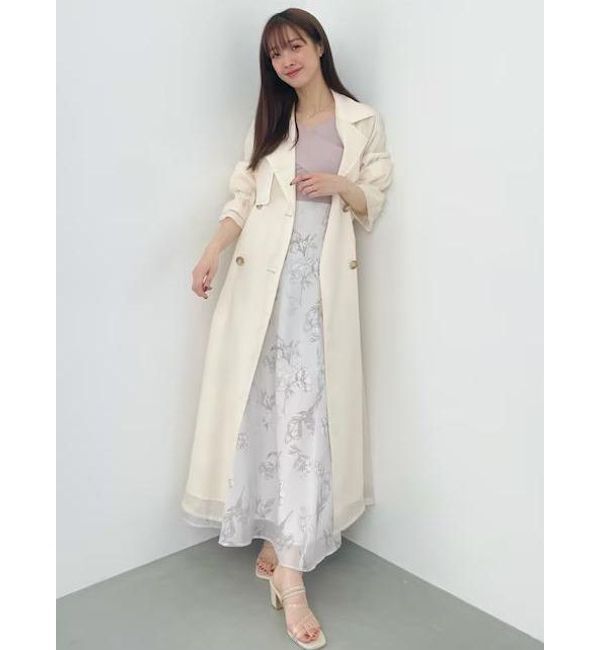 MERCURYDUO「シアートレンチ」|トレンチコート|