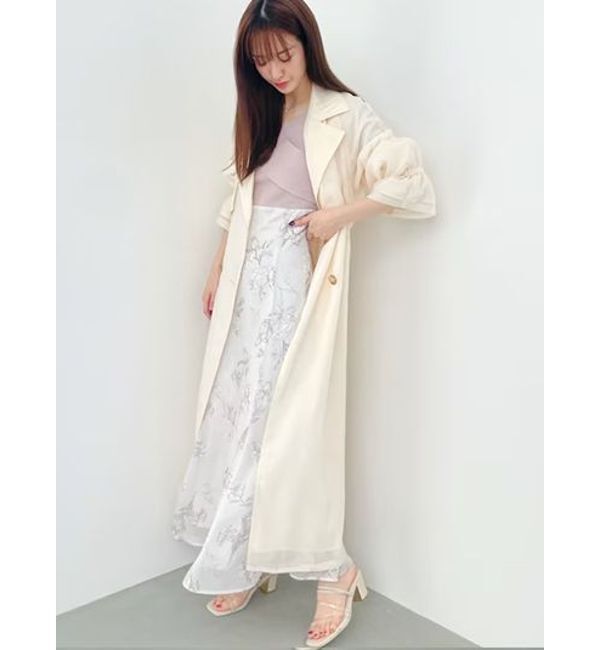 MERCURYDUO「シアートレンチ」|トレンチコート|