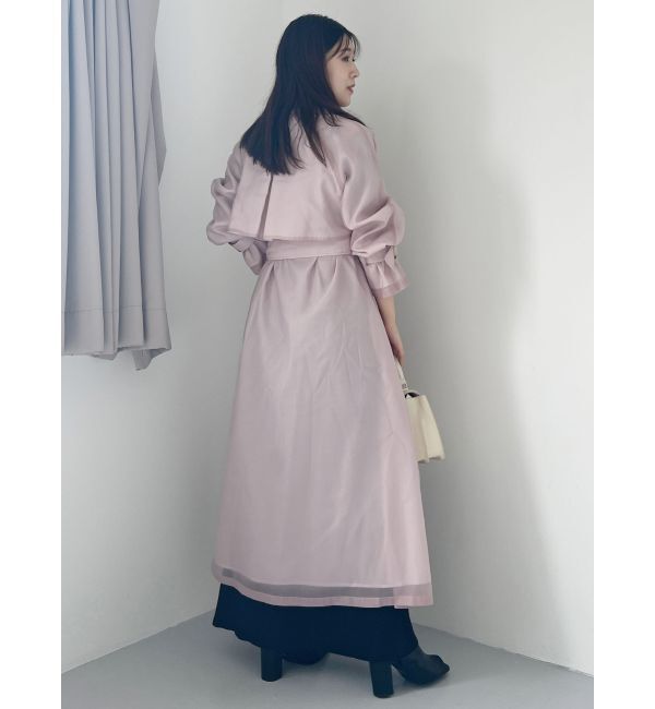 MERCURYDUO「シアートレンチ」|トレンチコート|