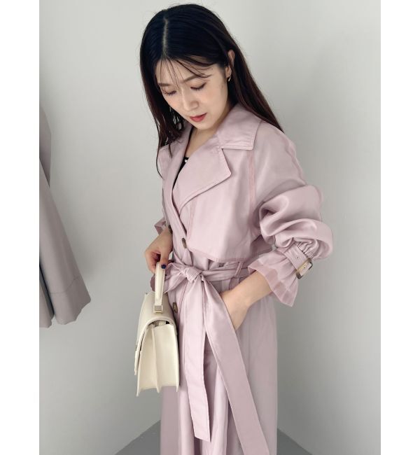 MERCURYDUO「シアートレンチ」|トレンチコート|