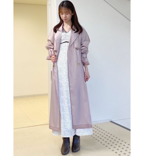 MERCURYDUO「シアートレンチ」|トレンチコート|