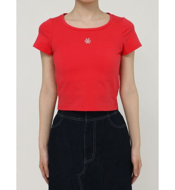 MERCURYDUO「エンブロイダリーワンポイントロゴTシャツ」|Tシャツ・カットソー|