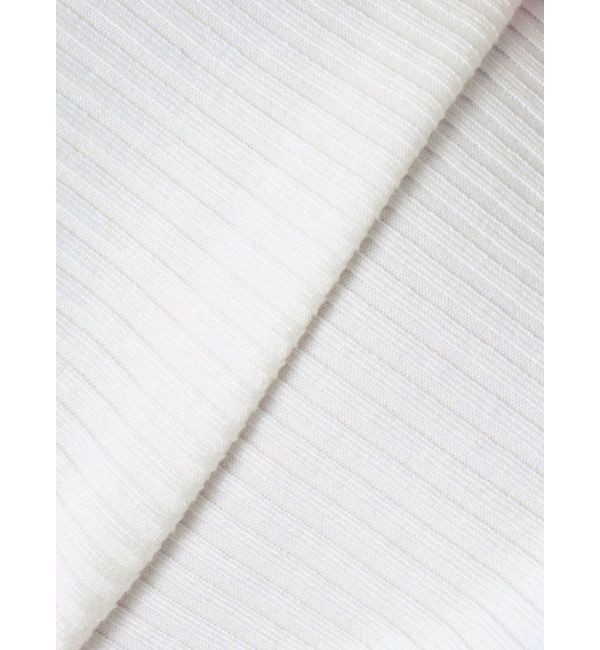 MERCURYDUO「パール付きフレアスリーブリブニット」|ニット・セーター|