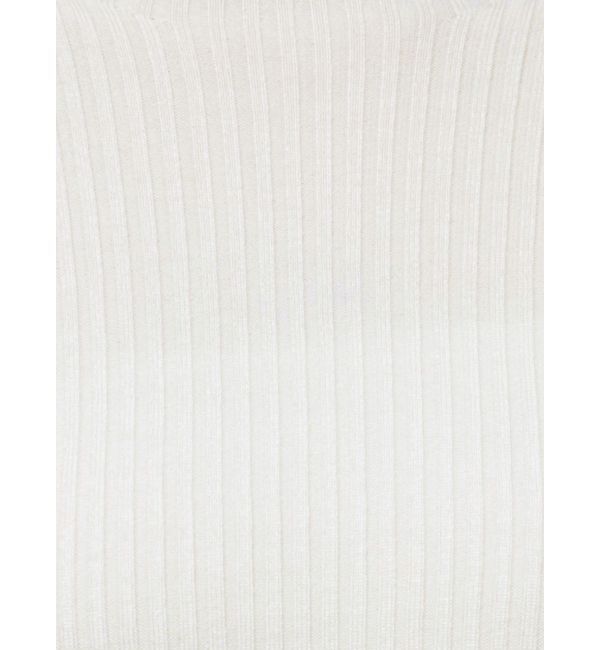 MERCURYDUO「パール付きフレアスリーブリブニット」|ニット・セーター|