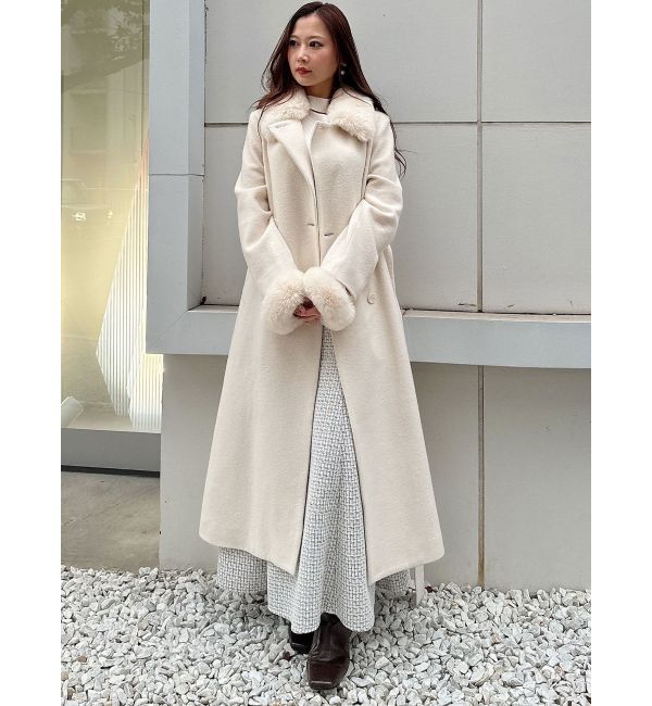 MERCURYDUO「ファー付ウールコート」|その他|
