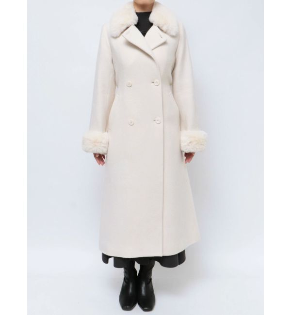 MERCURYDUO「ファー付ウールコート」|その他|