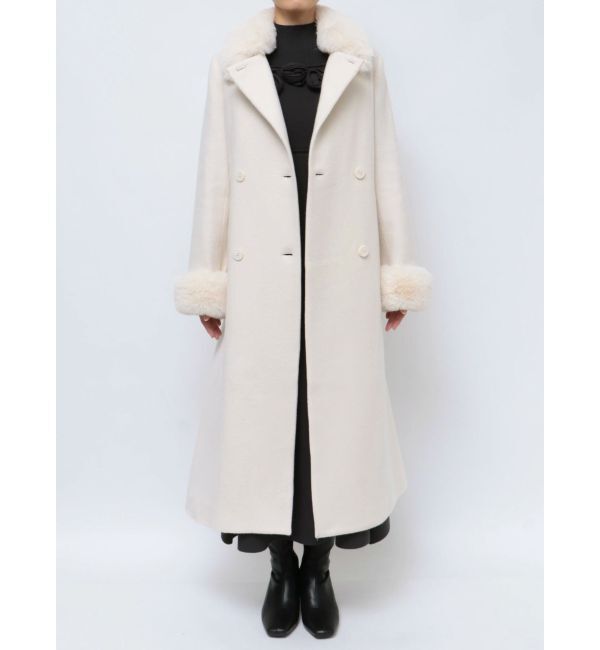 MERCURYDUO「ファー付ウールコート」|その他|