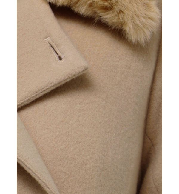 MERCURYDUO「ファー付ウールコート」|その他|