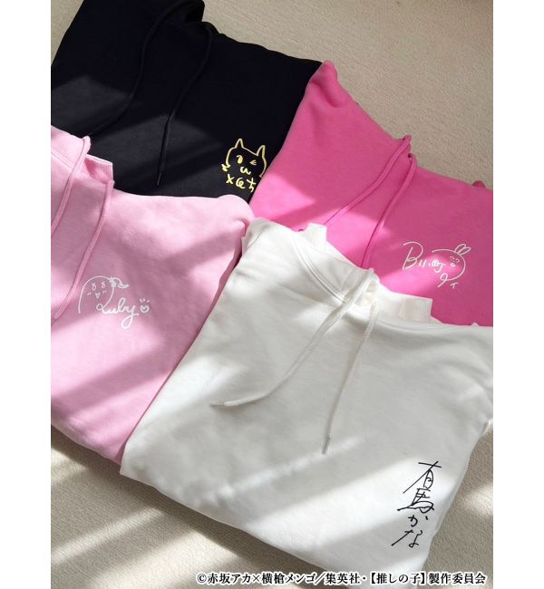 MERCURYDUO「TVアニメ【推しの子】裏起毛シルエットプリントパーカー」|パーカー|