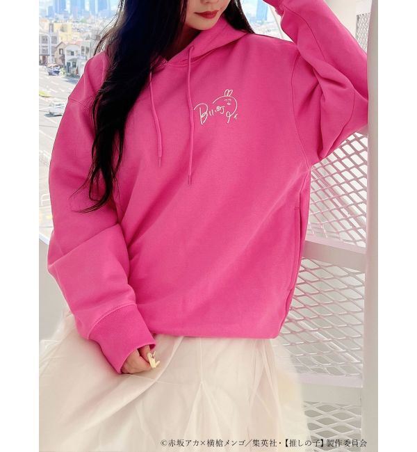 MERCURYDUO「TVアニメ【推しの子】裏起毛シルエットプリントパーカー」|パーカー|