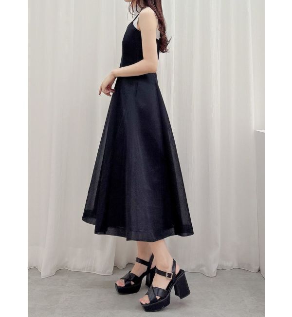 MERCURYDUO「プラットフォームクロスサンダル」|サンダル|