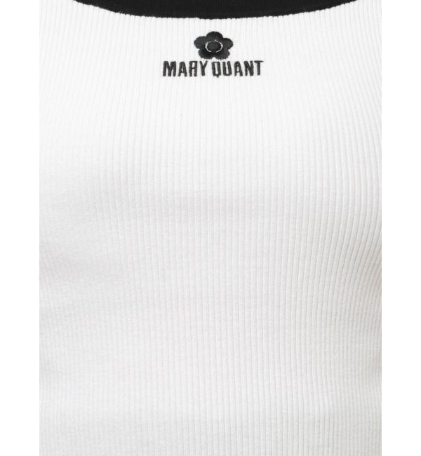 MERCURYDUO「【MARY QUANTコラボ】バイカラーカットアウトリブニット」|ニット・セーター|