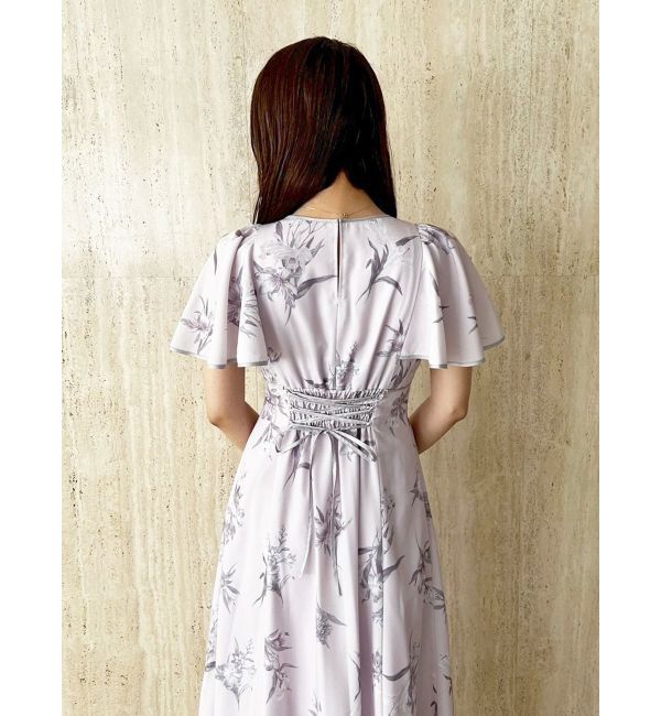 MERCURYDUO「パイピングフラワーワンピース」|ワンピース|