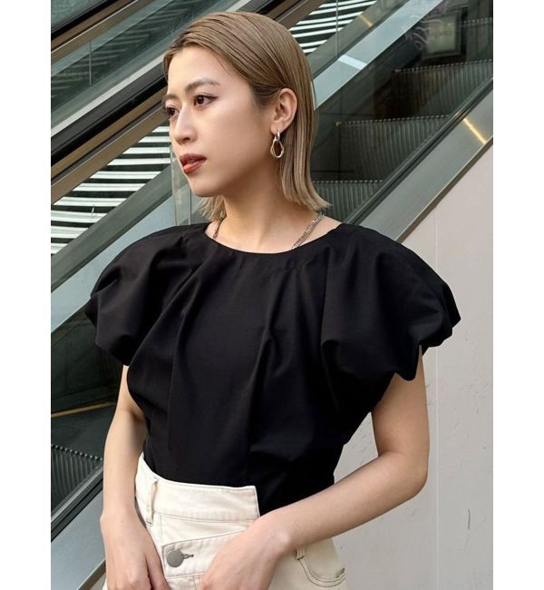 MURUA「2WAYウエストタックショートトップス」|シャツ・ブラウス|