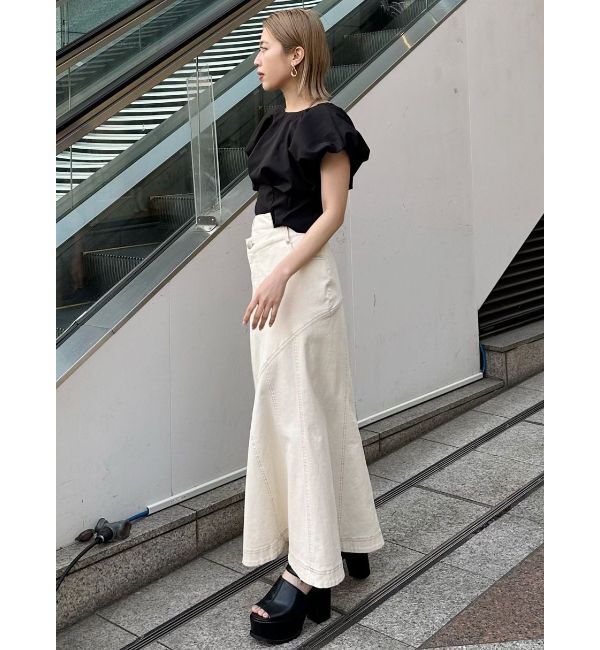 MURUA「2WAYウエストタックショートトップス」|シャツ・ブラウス|