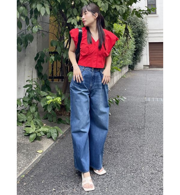 MURUA「2WAYウエストタックショートトップス」|シャツ・ブラウス|